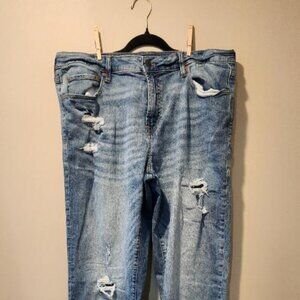 Aeropostale Men's Distressed Athletic Skinny Jeans